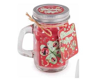 3 db illatosított gyertyaszett üvegben, 7 x 5 x 8,5 cm M