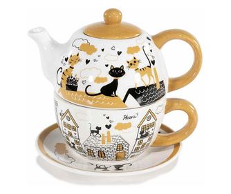 Csésze és Teáskanna Szett