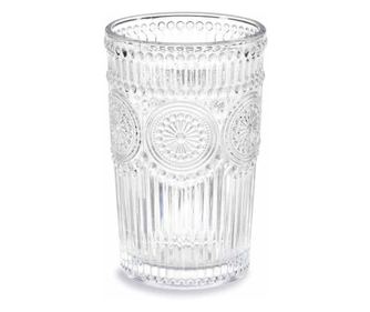 6 db üveg pohár - egyenként 350 ml