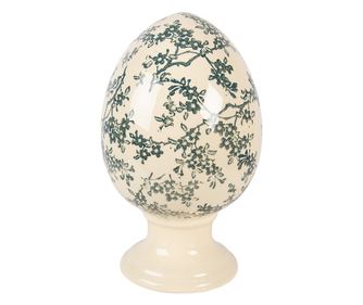 Kerámia váza - Sárga/Zöld, 15x24 cm