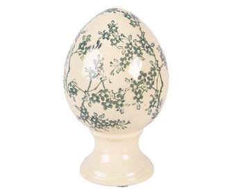 Kerámia váza sárga-zöld Ø12x19 cm