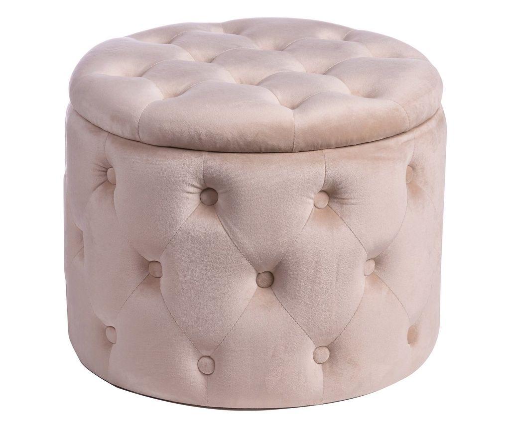 Krém Bársony Ottomán 50 x 40 cm