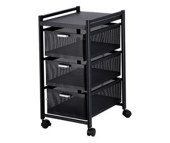 Fekete vaskosár 31,5 x 40,5 x 62 cm