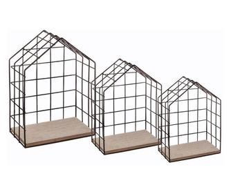 3 emeletes Home polc, acl, MDF, 22,5x11x33,5 cm