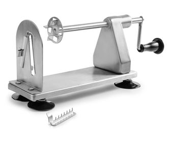 Spiralizer Ibili ze stali nierdzewnej do owoców i warzyw, srebrny