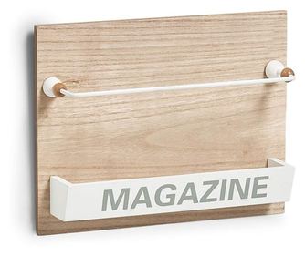 Držač za novine zidni drveni, 15117