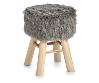 Pomoćni stolac Zotell, sivi, 29 x 39 cm, 17021