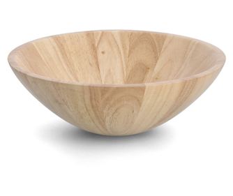 Bol Zeller din lemn de cauciuc, 30 x 10.5 cm, Lemn