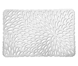 Podloga, PVC, srebrna, 43,5x28,5 cm