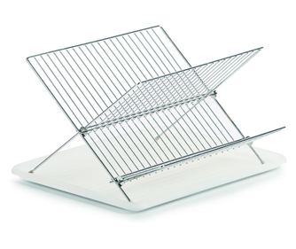 Ociekacz do naczyń, Metal-Plastik, Biały, 43x32x24 cm