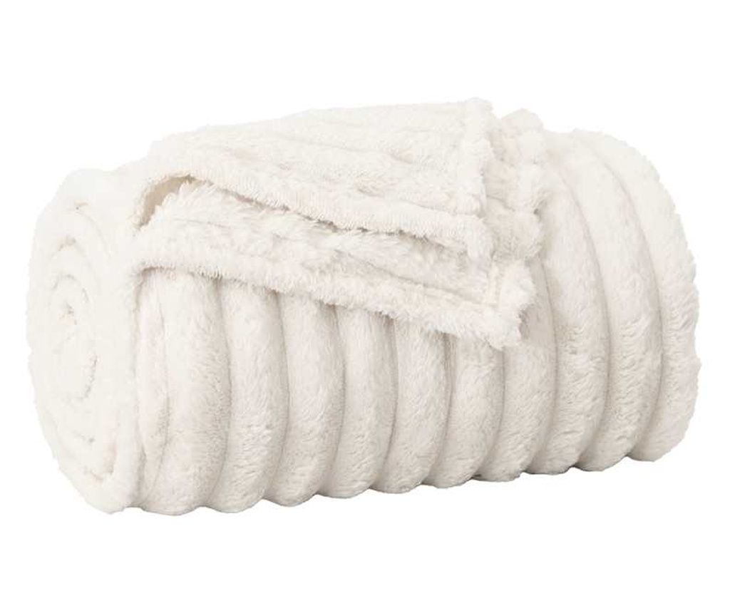 vidaXL Pături de aruncat 6 pcs Crem 200 x 150 cm Molton