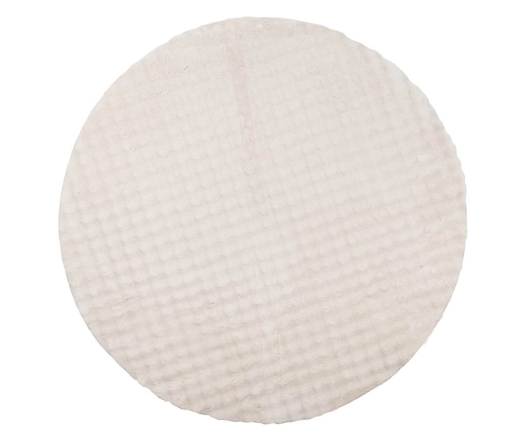 vidaXL Covoare de zonă Rotund Bej Ø 120 CM