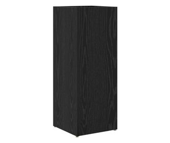 vidaXL Suport pentru umbrele Stejar Negru 25 x 24,5 x 64 cm