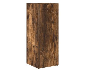vidaXL Suport pentru umbrele Stejar fumuriu 25 x 24,5 x 64 cm