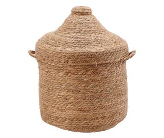 Μεγάλο Καλάθι Αποθήκευσης από Σχοινί - Καφέ, 31 x 42 εκ.