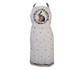 Kuhinjska pregača s uskrsnim zekom, pamuk, višebojna, 70x85 cm