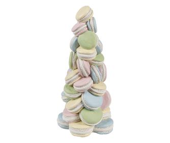 Decoratiune Macarons polirasina multicolora Ø 12x25 cm