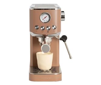 Retro félautomata eszpresszógép, CREATE, Thera Classic Compact, mokka