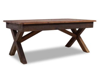 Stolić za kavu, reciklirano masivno drvo, 110 x 60 x 45 cm