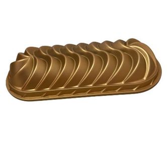 OMS Granitová forma na pečení, 34x14 cm, hliník, žlutá