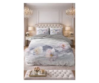 Posteljina Sleeptime Annique Grey, mikrofibra, 200x220 cm