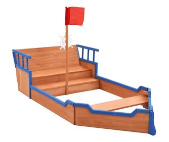 Αμμοδόχος Πειρατικό Καράβι 190 x 94.5 x 101 εκ. Ξύλο Ελάτης