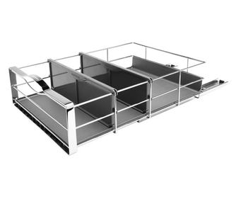 Simplehuman KT1119 Οργάνωση Ντουλάπας με Συρόμενο Χωρητικότητα, Έως 9 kg, 35x50,8x15,2 cm, Ανοξείδωτο Ατσάλι
