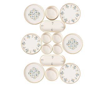 Сервиз за закуска Hermia Concept, 100% керамика, 14 части, Oriental Touch