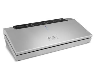 CASO GourmetVAC 480 vákuumcsomagoló, professzionális, dupla lezárás, 160 W, 20 liter/perc, beépített kés, 1 tekercs, ezüst