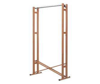 Foppapedretti ruhatartó állvány, SNAKE 90, összecsukható, fa, 177x96 cm