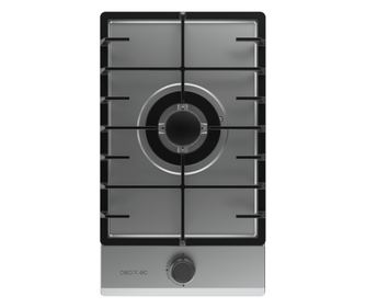 Cecotec beépíthető gázfőzőlap, Bolero Squad G, 29 cm, 1 WOK égő 3.5 kW, öntöttvas rács, forgókapcsolók elektromos gyújtással, bi