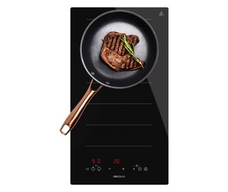 Cecotec, Bolero Squad I, 29 cm, 2 főzőzónás, 9 teljesítményszintű, Flex Zone, érintőpaneles, időzítős, Booster funkcióval, autom