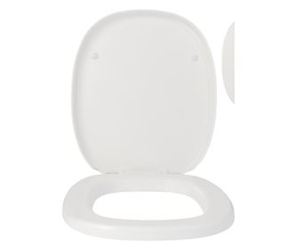 WC Седалка MKW Kings of Toilets, Дуропласт, Soft-Close, Антибактериална, Устойчива на надраскване, Бяла