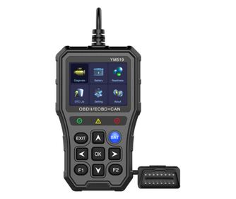 Techstar YM519 OBD2 autódiagnosztikai teszter, Hiba visszaállítás, Akkumulátor teszt, Motor hibakód beolvasás, Valós idejű param