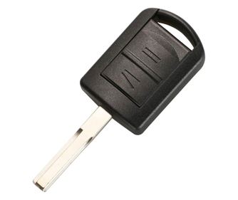 Techstar autókulcs ház Opel Astra H, Zafira B, Vectra C, Meriva - 2 gombos