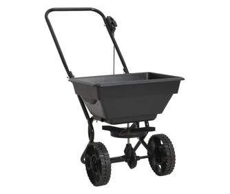 Utilaj de împrăștiat sare, 92x46x70 cm, PVC și oțel, 15 L