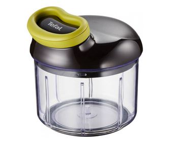 Tefal K1320404 Χειροκίνητος Κόφτης με καλώδιο, 0,9 l, Αυτόματη ανάσυρση καλωδίου, 2 ατσάλινες λεπίδες, Κλείδωμα καπακιού, Μαύρο/