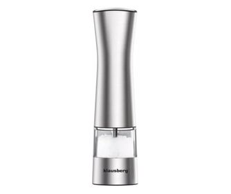 Električni mlinac za sol i papar, sivi, Klausberg KB-7610