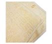 3 darabos Greek Border Jacquard Plüss Luxus Fürdőlepedő Szett - 100% Pamut, 500g/nm, elefántcsont
