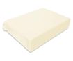 Kotonia Home Bebe gumis lepedő - ranforce, 100% pamut, matrac mérete 60x120+15 cm, elefántcsont