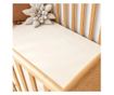 Kotonia Home Bebe gumis lepedő - ranforce, 100% pamut, matrac mérete 60x120+15 cm, elefántcsont