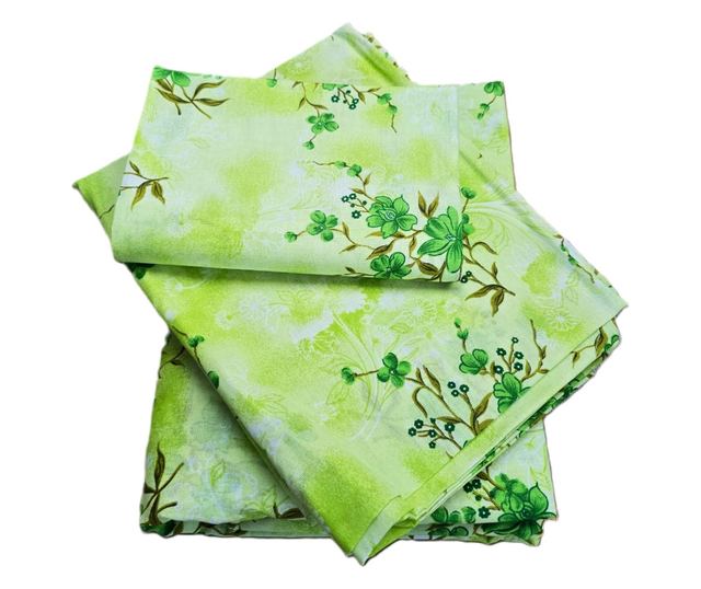 4 részes ágynemű, 2 személyes, klasszikus sima szövésű, 100% pamut, virágmintás - 16