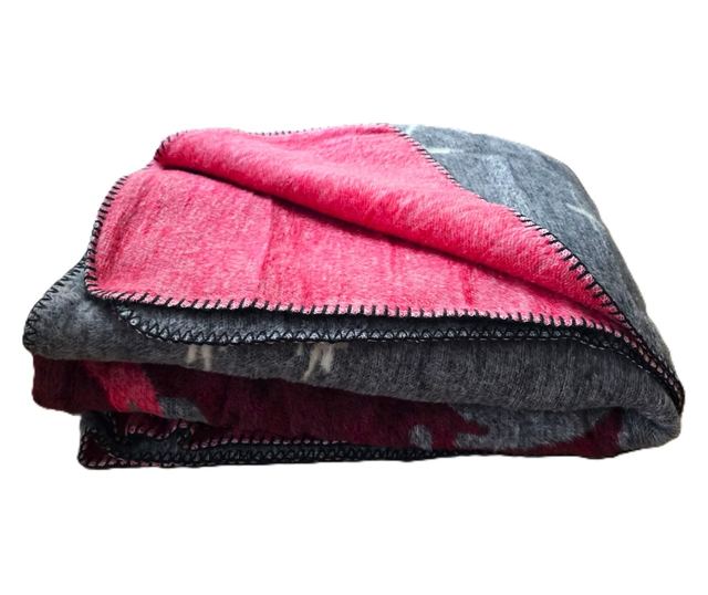 Patura Vicuna - Karácsonyi dekoráció, kétoldalas, 180x220 cm méretű, rénszarvasok