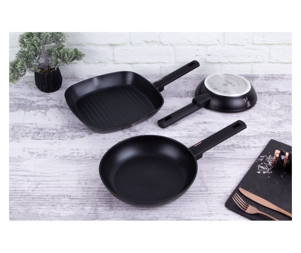 Berlinger Haus BH 7096 Set tava od 3 dijela Monaco Collection - Berlinger Haus - 6