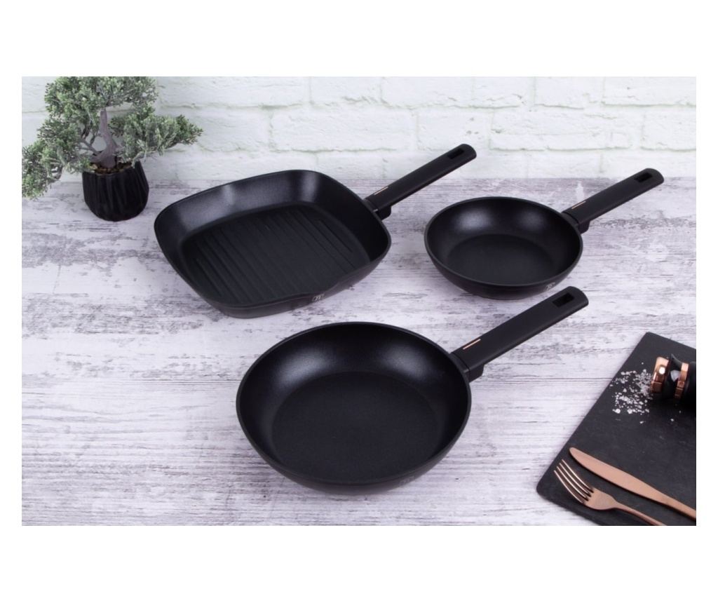 Berlinger Haus BH 7096 Set tava od 3 dijela Monaco Collection - Berlinger Haus - 9