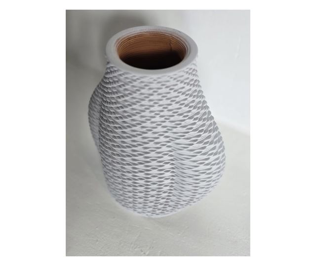 3D Nyomtatott Váza – Fehér