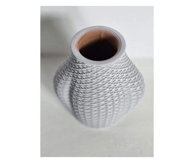 3D Nyomtatott Váza – Fehér