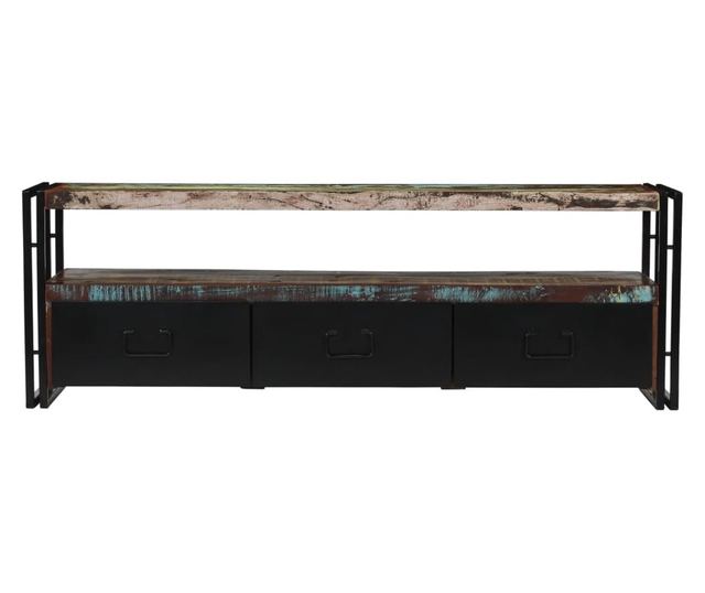 TV komoda, 120 x 30 x 40 cm, reciklirano masivno drvo