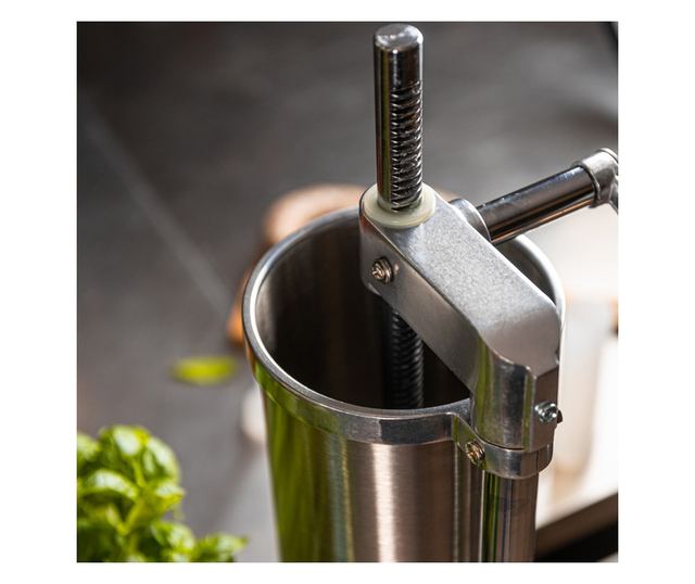 Klausberg KB 7927 kolbásztöltő gép, 5 kg, kézi, 14-35 mm, 6 tölcsér, rozsdamentes acél