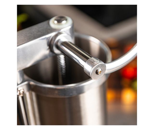 Klausberg KB 7927 kolbásztöltő gép, 5 kg, kézi, 14-35 mm, 6 tölcsér, rozsdamentes acél